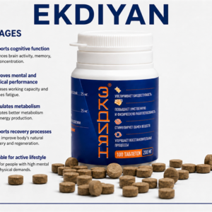 Ekdiyan with Succinic Acid 200 mg, 100 Tablets