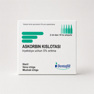 Ascorbic Acid Vials 100 mg/ml, 2 ml, 10 Vials