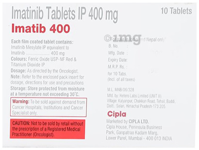 Imatib 400 Tablet — Imatinib Mesylate 400mg - Image 3